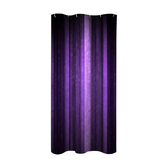 XUFLVPSEF Black Purple Shower Curtain Set for Bathroom, Cool Glass Texture Ombre Abstract Modern Fabric Shower Curtain with Hooks, 72 x 72 inch