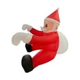 thumbnail image 3 of GUOOL Christmas Inflatable Climbing Santa Claus with Light for Fence Window Garden 2m White Light, 3 of 9
