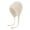 Beige, variant on Ladies Hat Auutmn Winter Beanie Warm Japanese Knit Hat Pile Cap Windproof Thick Ear Protection Tie Pullover Gorro Bonnet