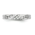 thumbnail image 4 of 14K White Gold Ring Band Wedding Diamond Round Complete Trio Ladies, 4 of 7