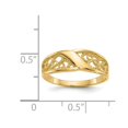 thumbnail image 3 of 14K Yellow Gold Fillagree Polished Ring (SIZE 6), 3 of 4