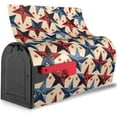 thumbnail image 3 of Lovely Sunflowers Mailbox Covers, USA Flag Magnetic Post Box Cover Wraps Standard Size 21x18 in for Garden Yard Decor, 3 of 7