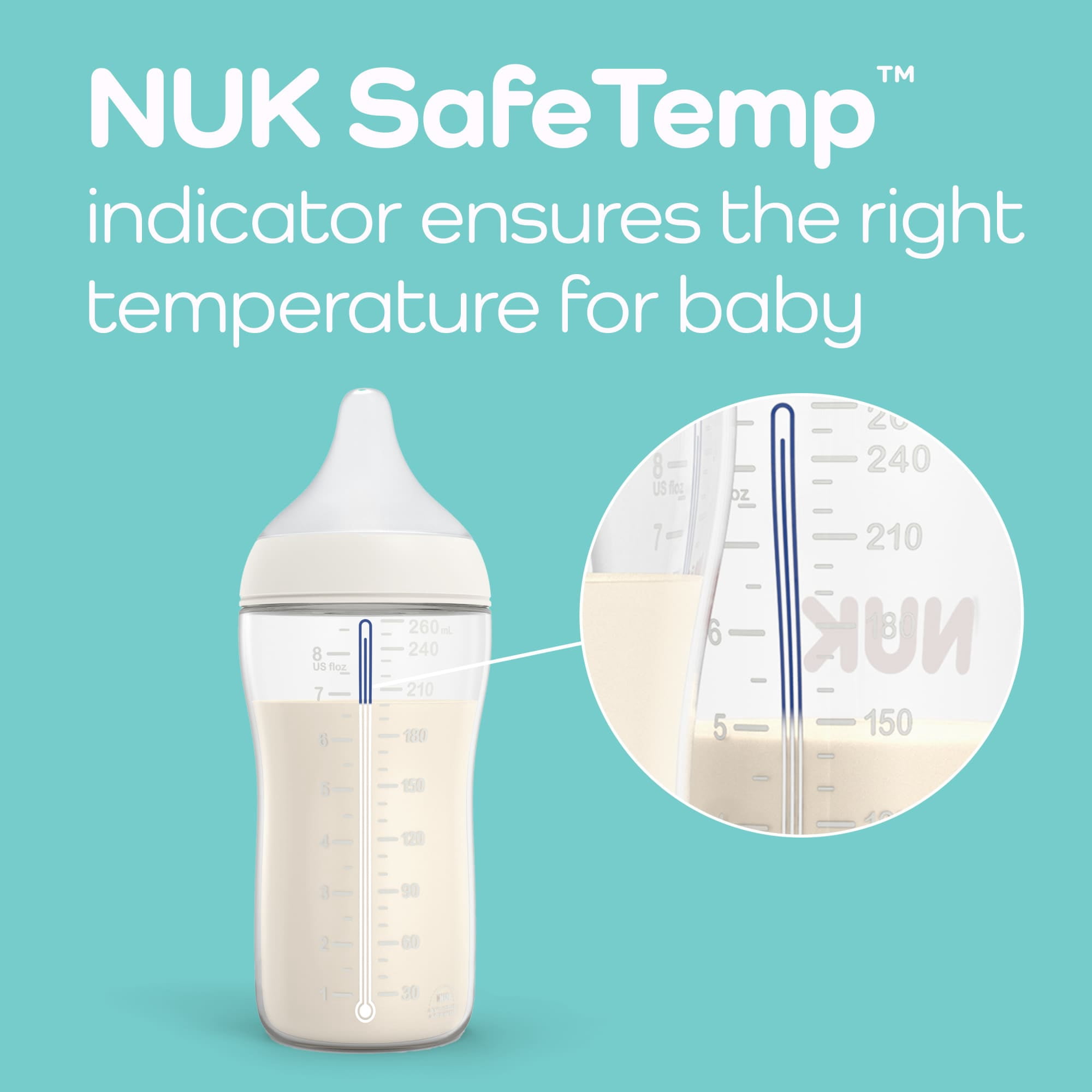 NUK Perfect Match Anti-Colic Baby Bottle and Pacifier First Year Gift Set, 7 Piece