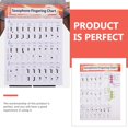 thumbnail image 4 of CUITING Saxophone Finger Chart Pocket Wall Poster Music Paper, 4 of 6