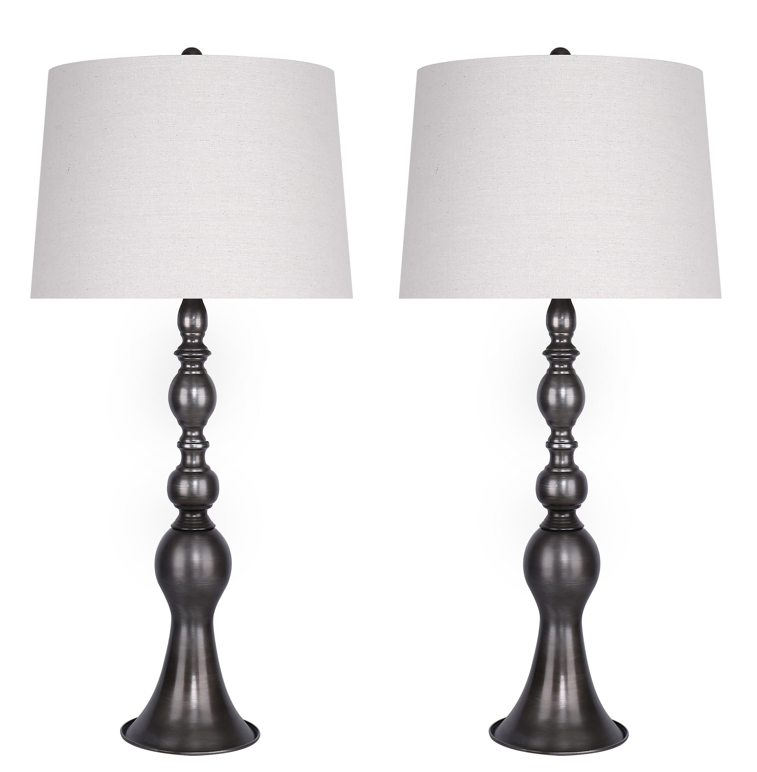 Grandview Gallery 35" Vintage Metal Table Lamp Set with ...