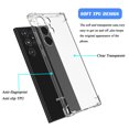 thumbnail image 2 of TakFox For Samsung Galaxy S22 Ultra Case, Shockproof Rugged Full Protection Soft TPU Bumper Clear Case Shell Ultra-Thin Slim Fit Flexible Rubber Anti-Scratch Cover, 2 of 7