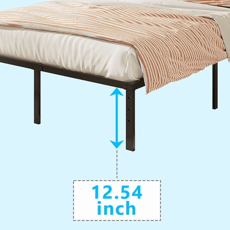 Alvantor Full Metal Platform Bed Frame, Black photo 6