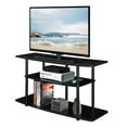 thumbnail image 3 of Convenience Concepts Designs2Go Three-Tier Wide TV Stand in Black Wood Finish, 3 of 5