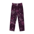 thumbnail image 4 of Daiia Snowflakes and Hearts Men's Sleep Pant with Pockets and Drawstring,Pajama Pants-Medium, 4 of 9