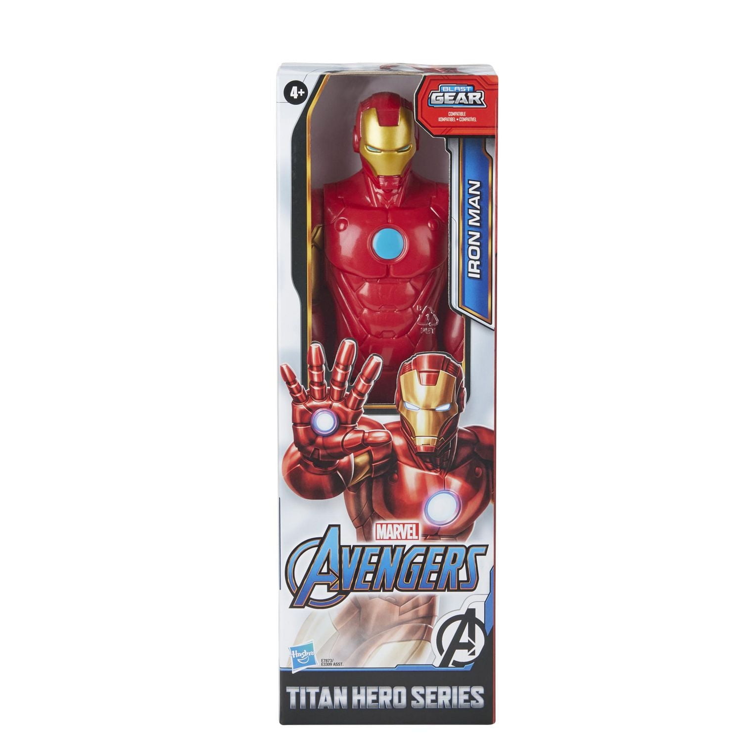 Marvel Avengers Titan Hero Series Iron Man Action Figure, 12-Inch Toy, Inspired By Marvel Universe, For Kids Ages 4 And Up, À partir de 4 ans