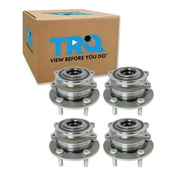 TRQ Wheel Bearing & Hub Assembly Set Fits 2007-2020 Hyundai 2011-2015 Kia BHA32987