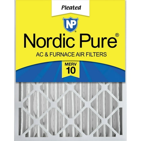 

Nordic Pure 12x24x4 (3 5/8) Pleated MERV 10 Air Filter 1 Pack