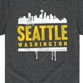 thumbnail image 3 of Instant Message - Seattle, Washington - Toddler & Youth Short Sleeve Graphic T-Shirt, 3 of 6