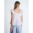 thumbnail image 3 of Scoop Women’s Flowy Lace Cotton Top, Sizes XS-XXL, 3 of 5
