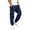 A19 Navy, variant on Boys' Cargo Joggers Athletic Sweatpants with Flap Pockets Elastic Waist Drawstring Tactical Outdoor Pants Kids Casual Streetwear Track Bottoms