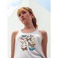 thumbnail image 2 of Collected Flutter Ii Racerback Tank Women -Victoria Barnes Designs, Female Medium, 2 of 4