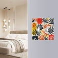 thumbnail image 5 of Dailycode Light Switch Plate Covers 3 Gang Wall Plate Plastics Outlet Covers for Kitchen Home Office Decor Colorful Squares and Leaves, 5 of 8