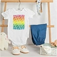 thumbnail image 3 of NASA Worm Logo Rainbow Gradient Romper Boys or Girls Infant Baby Brisco Brands 24M, 3 of 6