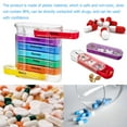 thumbnail image 3 of 7/14/28 Days Pill Medicine Box Weekly Monthly Tablet Holder Storage Organizer Container Case Pill Box Splitters, 3 of 9