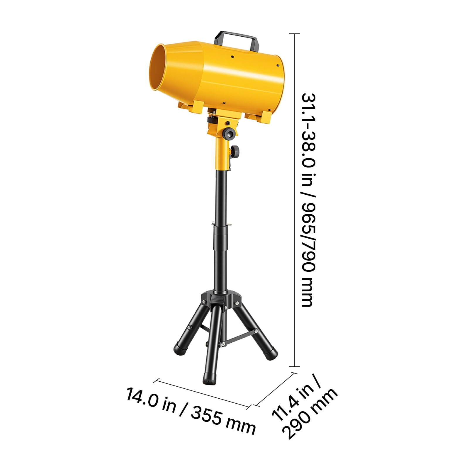 VEVOR Foam Machine, Adjustable Angle Control Foam Cannon Party Machine, Bubble Cannon with Fan & Triangular Structure, Dense Foams Maker for Backyard, Celebrations & Party, Continuous Foams Output