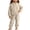 Beige, variant on Atogsazn Toddler Baby Girls Fleece Clothes Set Kids Sherpa Half Zip Sweatshirt & Jogger Sweatpants Outfit Beige 3-4 Years Fashion