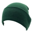 thumbnail image 4 of Empire Cove Knit Cuffed Beanie Hat Cap Warm Winter Men Women Toboggan Hunter Green, 4 of 6