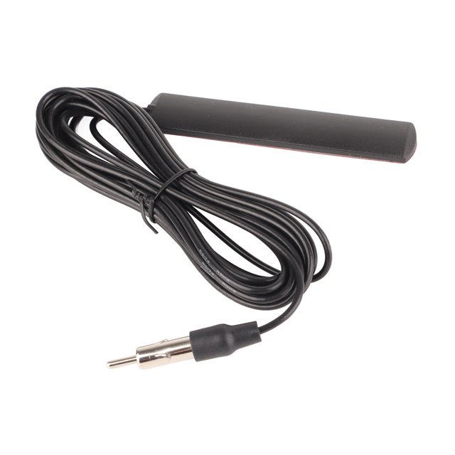 Rankomu Ant‑309 Antena De Radio FM Universal para Coche Parche Aéreo Montaje En Parabrisas Cable De 5M
