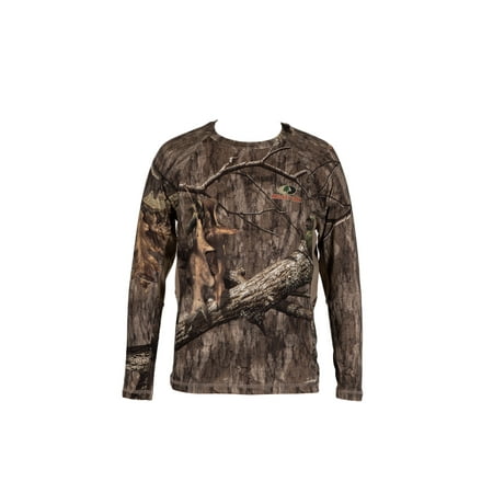 Mossy Oak Youth Long Sleeve Camouflage Hunting Performance Shirt Mossy Oak Country Roots M