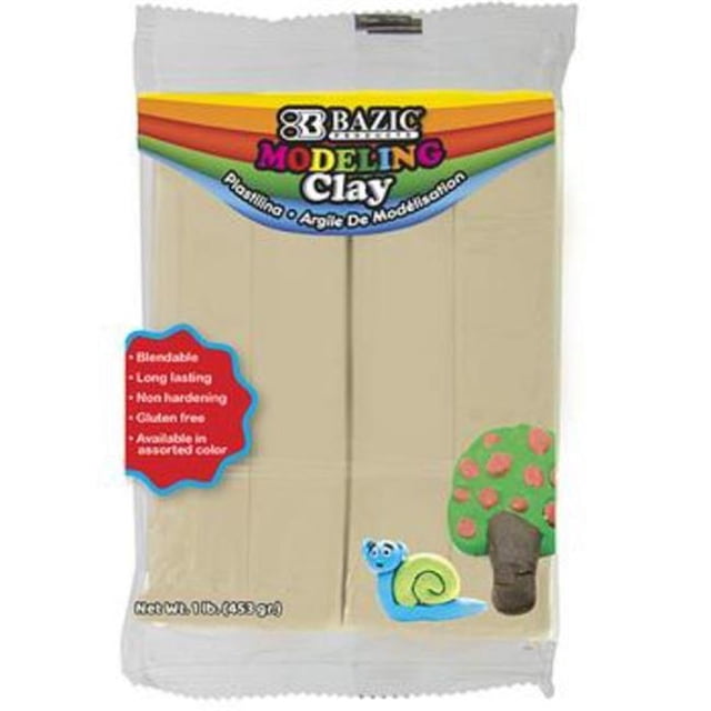 Bazic 3334 1 Lb Argile de Modelage Crème