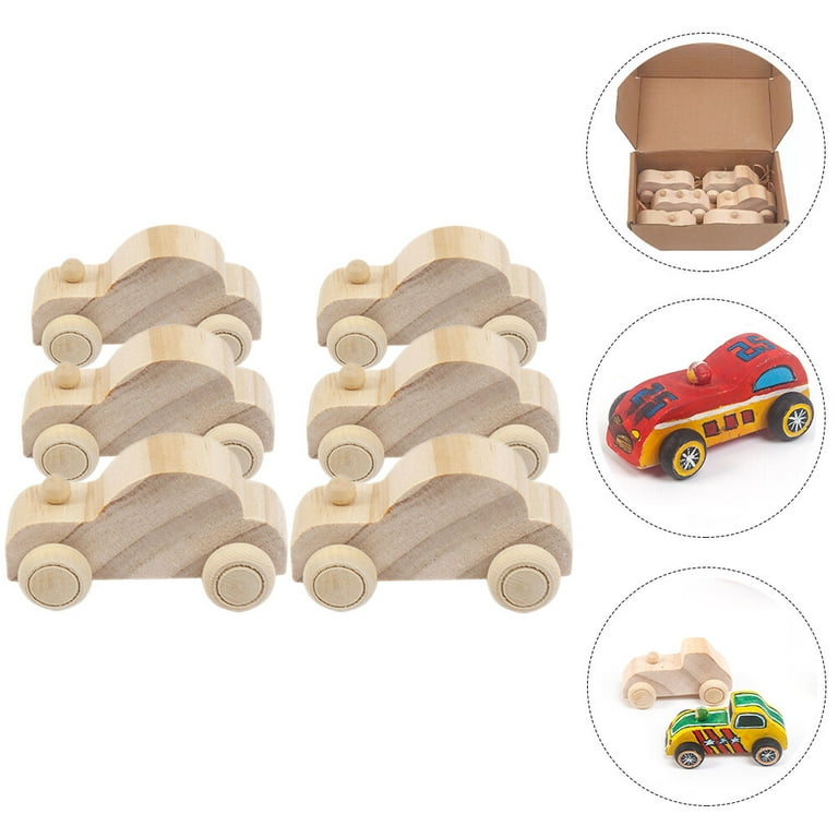 Handmade Wooden Toy Car 6” Long