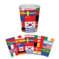 thumbnail image 2 of Beistle Disposable International Flag Hot & Cold Paper Party Cups - 9 oz - Multicolor - Pack of 96, 2 of 2