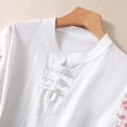 thumbnail image 6 of Levmjia Women's Easter Bunny Print T Shirt 3/4 Sleeve Crewneck Casual Loose Fit Spring Summer Top Graphic Tee Cute Rabbit Blouse, 6 of 9