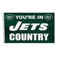 thumbnail image 2 of New York Jets 3'x5' Country Design Flag, 2 of 3