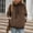 Coffee, variant on Simua Womens Hoodies Sherpa Pullover Sweater Fuzzy Fleece Sweatshirt Hoodie Cozy Outerwear with Pockets