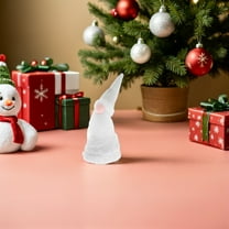 OUNONA 2Pcs Festive Gnomes Tree Topper Ornaments Assorted Color Holiday Accessories for Xmas Tree