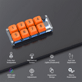 8 Key Macro Programmable Fully Hot Swappable Mechanical Switch 4 Color