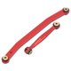 thumbnail image 5 of Enlaces de amarre de varilla de dirección de aleación de aluminio RC aptos para piezas de coches RC Axial SCX24 90081 1/24 Rojo, 5 of 10