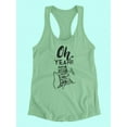 thumbnail image 3 of Oh Yeah Cat Racerback Tank Women -Image by Shutterstock, Female x-Large, 3 of 4