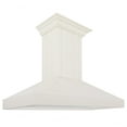 thumbnail image 2 of ZLINE 30 in. Wooden Wall Mount Range Hood in Cottage White - Includes Motor (KPTT-30), 2 of 5