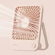 thumbnail image 1 of Desk Fan Battery Rechargable Fan，180°Foldable Portable Personal Fan, 4 Speeds Adjustable for Home Office Travel Outdoor-Pink（2000mAh）, 1 of 5