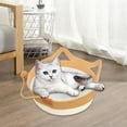 thumbnail image 6 of Cat Bed Basket Washable Scratching Cat Bed for Small Medium Dog Puppy Kitten L, 6 of 8