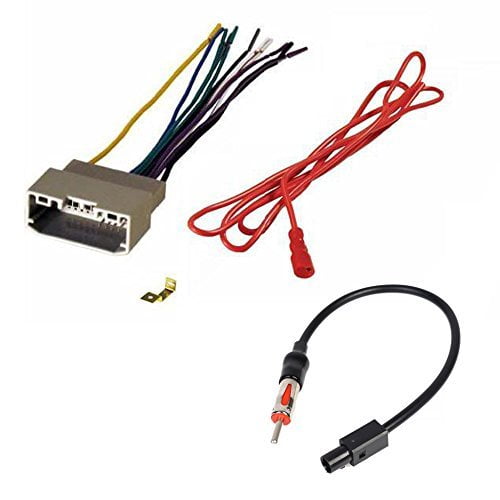 Car Stereo Radio Wiring Harness Antenna Adapter for Some Jeep Dodge