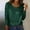 Green#women sequin blouse, variant on Women's Crew Neck Sequin Sparkly Glitter Long Sleeve Holiday Party Night Going Out Blouses Tops Purple,S
