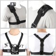 thumbnail image 4 of Zshan Sangle de Poitrine Fixe, Accessoire de Caméra Sportive pour GoPro (Non Inclus), Sangle de Poitrine, Noir, Portable, 4 of 5