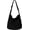 Black, variant on Canvas Tote Bag for Women Large Hobo Crossbody Handbags Casual Shoulder Purse with Multiple Pockets