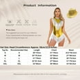 thumbnail image 7 of Kaerm Women's Cheer Leader Fancy Uniform Cheerleading Dance Outfits Halloween Party Tassel Leotard Silver L, 7 of 7