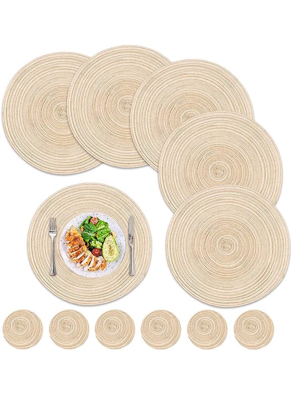 Round Placemats in Table Linens