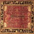 thumbnail image 1 of Ahgly Company Indoor Square Animal Brown Traditional Area Rugs, 6' Square, 1 of 4