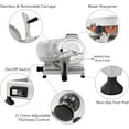 thumbnail image 3 of Hakka Commercial Meat Slicer, Electric Meat Slicer with 10-Inch Stainless Steel Blade Semi-Auto Frozen Meat Slicer Ham Slicer Deli Slicer Food Slicer Machine for Supermarket/Hotel/Restaurant/Home Use, 3 of 3