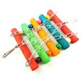 thumbnail image 3 of Flmtop Bright Color Parrot Parakeet Bird Pet Swing Stand Hamster Chew Bite Hanging Toy, 3 of 6